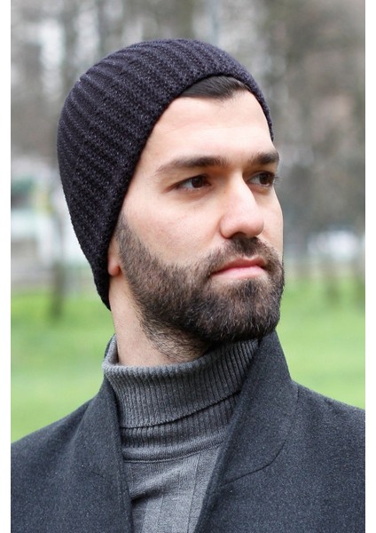 Siyah Örme Bere 7563