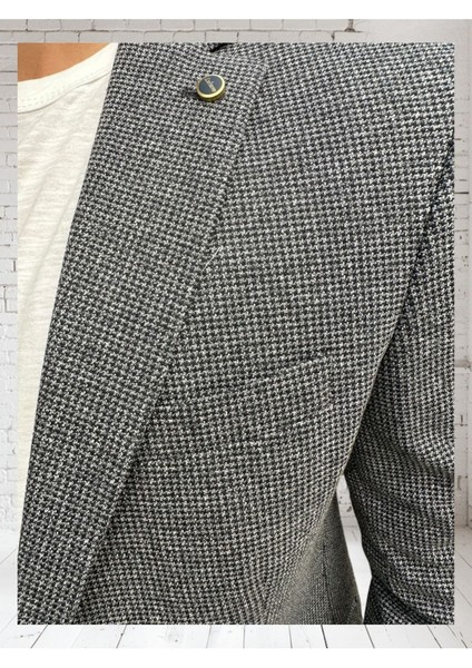 Gri Erkek Blazer Spor CEKET-1605 modelleri