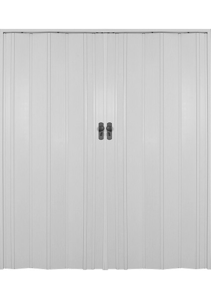 Beyaz Renkli Camsız 12 mm - Çift Kanat - En 144 cm * Boy 211 cm Akordiyon Kapı