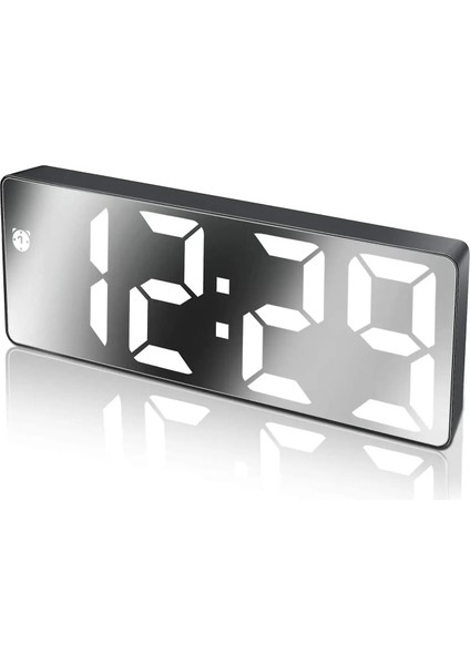 Alarm Takvimli Aynalı Termometre LED Dijital Modern Masa Saati fiyatları