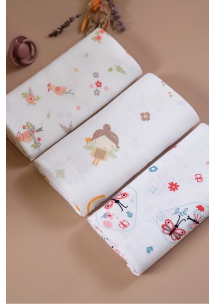 Çok Amaçlı Müslin Örtü 3'lü Set/PRENSES modelleri