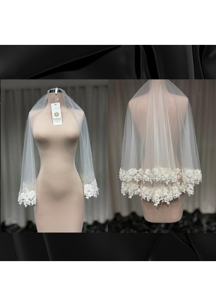 NARİN MODA GELİNLİK DANTELLİ DUVAK
