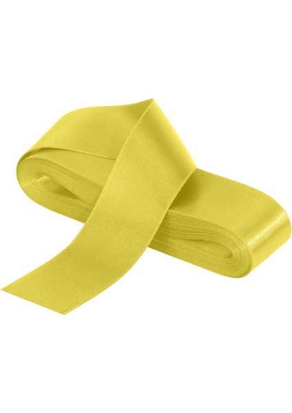 Saten Sarı Kurdele 40 mm - 10 mt
