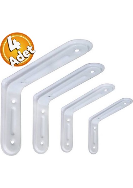 Lüks Raf Altı Beyaz 8X10 (4 Adet)