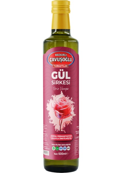 Gül Sirkesi Doğal Fermantasyon 500 ml