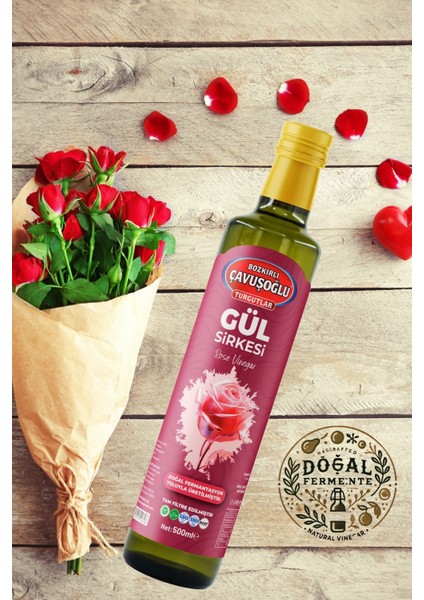 Gül Sirkesi Doğal Fermantasyon 500 ml indirimleri