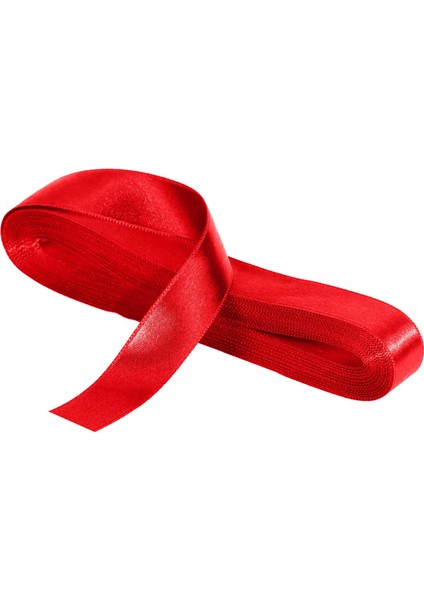 Saten Kırmızı Kurdele 20 mm - 10 mt