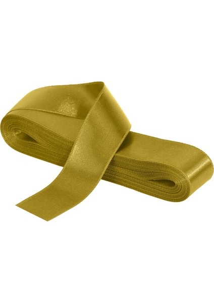 Saten Gold Kurdele 30 mm - 10 mt