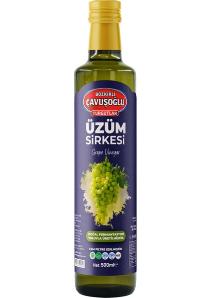 Üzüm Sirkesi Doğal Fermantasyon 500 ml