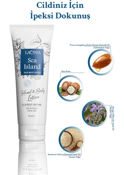 El ve Vücut Losyonu - Sea Island 75 ml modelleri