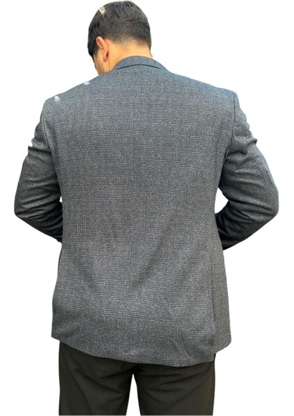 Çizgili Erkek Blazer Spor CEKET-1474