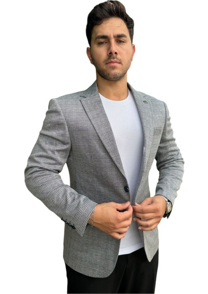 Çizgili Erkek Blazer Spor CEKET-1474 fiyatları