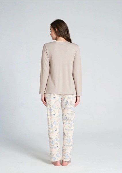 Kadın Uzun Kol Büyük Beden Pijama Takımı fırsatları