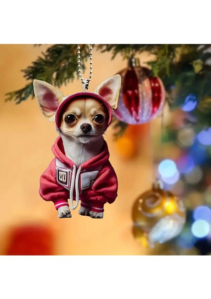 2d Akrilik Chihuahu Köpek Anahtarlık fiyatları