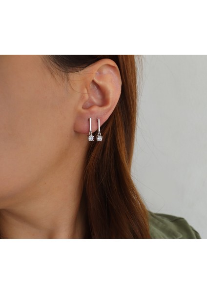 925 Ayar Gümüş Tektaş Küpe fiyatları