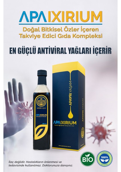 Apaixirium Hardal Yağı Içeren Takviye Edici Gıda 500ML