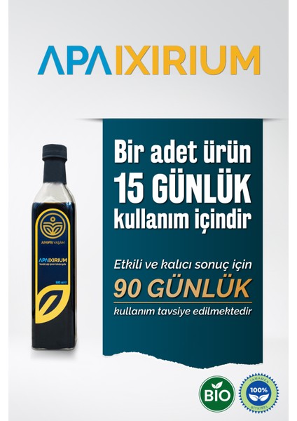 Apaixirium Hardal Yağı Içeren Takviye Edici Gıda 500ML