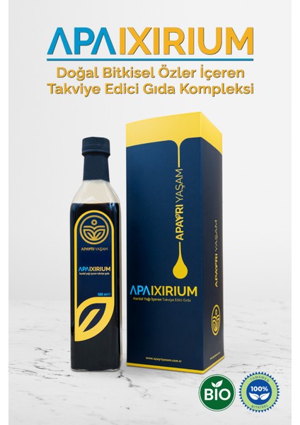 Apaixirium Hardal Yağı Içeren Takviye Edici Gıda 500ML