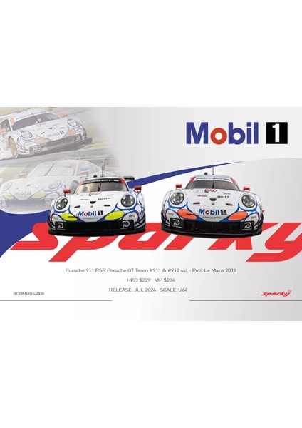 1/64 Porsche 911 Gt1 2- Car Set 24H Le Mans 1996 #25 & #26 fırsatları