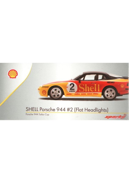 1/64 Dıecast Porsche 944 Turbo Cup Shell #2 (Flat Headlights) fırsatları