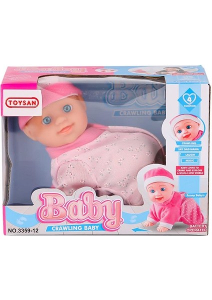 Nessiworld 3359-12 Emekleyen Sesli Bebek -Toysan Oyuncak