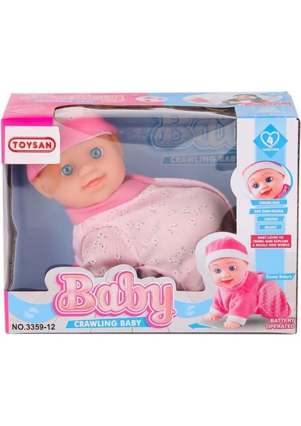 Nessiworld 3359-12 Emekleyen Sesli Bebek -Toysan Oyuncak modelleri
