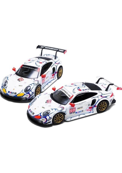 1/64 Porsche 911 Rsr Porsche Gt Team - Petit Le Mans 2018 - P. Pilet - N.tandy - F.makowiecki #911 & L.vanthoor - M.jaminet - E.bamber #912
