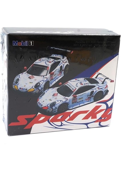 1/64 Porsche 911 Rsr Porsche Gt Team - Petit Le Mans 2018 - P. Pilet - N.tandy - F.makowiecki #911 & L.vanthoor - M.jaminet - E.bamber #912 modelleri