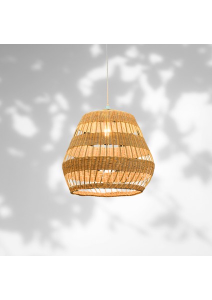 Rattan Bambu Bohem Avize