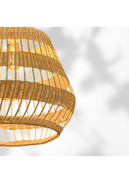 Rattan Bambu Bohem Avize