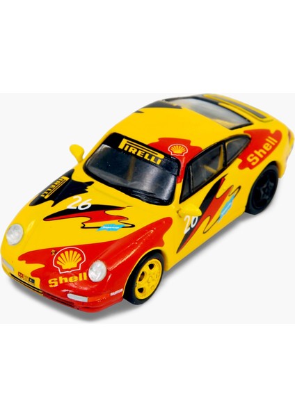 1/64 Diecast Porsche 993 Carrera Cup 1993 Shell Without Rear Spoile modelleri