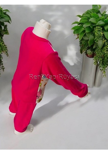 Pijama, Kız Için Pijama, Uzun Kollu, Desenli, Pamuklu Kız Çocuk Pijama Takımı modelleri
