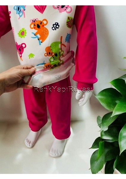 Pijama, Kız Için Pijama, Uzun Kollu, Desenli, Pamuklu Kız Çocuk Pijama Takımı indirimleri