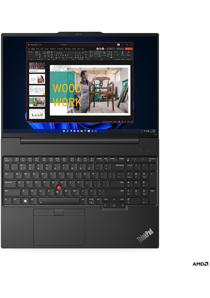 E16 Thınkpad 21JT0017TX ATL67 RYZEN7-7730U 8GB 512GB M.2 SSD 16" WİN 11 PRO Notebook + MOUSE