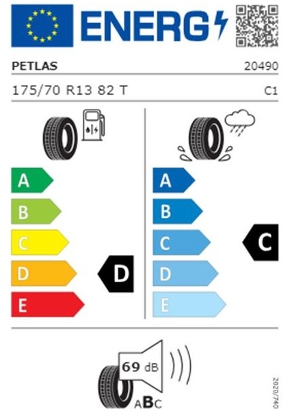175/70 R13 82T Elegant PT311 Oto Yaz Lastiği (Üretim Yılı:2025)