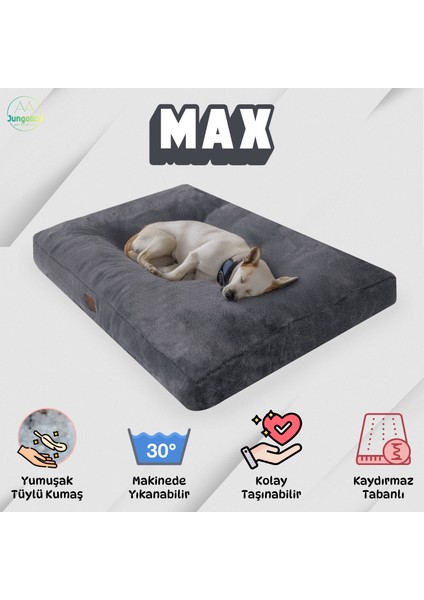 Max, Ultra Yumuşak, Kaydırmaz Tabanlı, Konforlu Kedi ve Köpek Minderi fiyatları