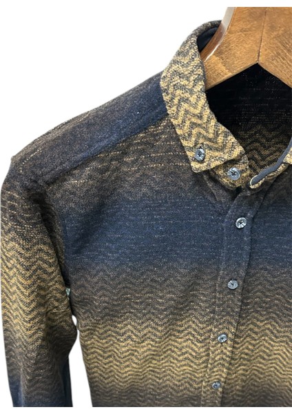 Slimfit Premium Desenli Oduncu Gömlek modelleri