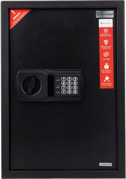 - 50DSBS Çelik Kasa Elektronik Panel ve Şifreli Ev ve Ofis Tipi Çelik Kasa