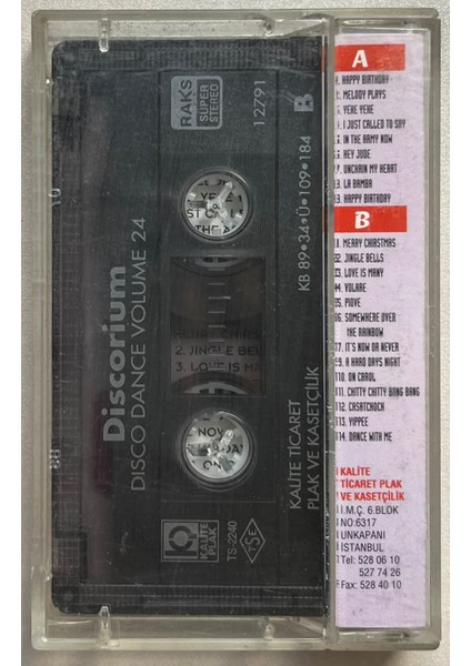 Discorium Disco Dance Volume 24 Kaset