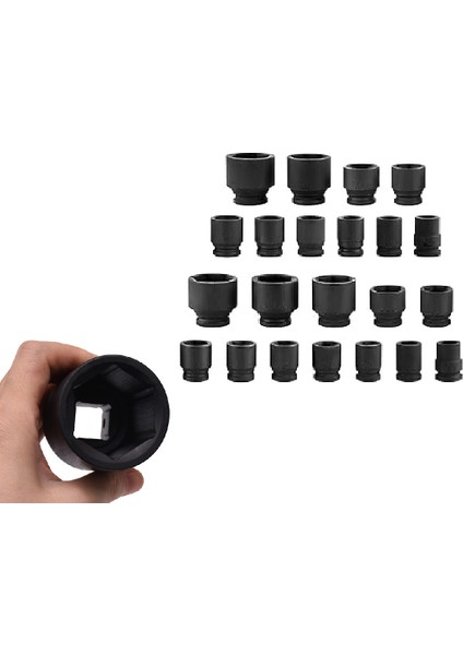 Ağır Sanayi Tipi Havalı' Tabanca Lokması 1 Inch Kısa 35 mm