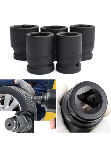 Ağır Sanayi Tipi Havalı' Tabanca Lokması 1 Inch Kısa 35 mm