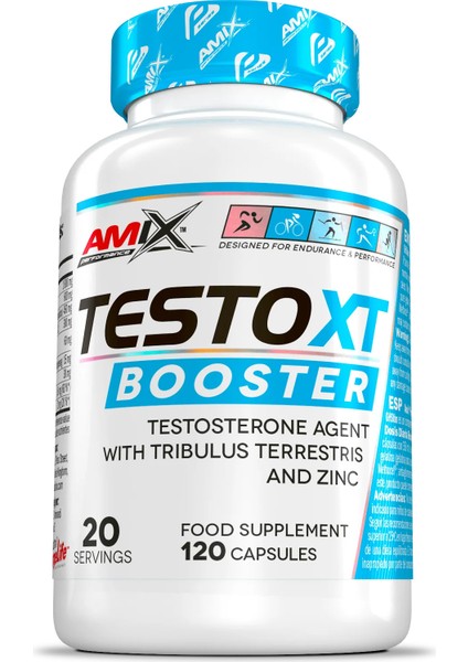 Performance Tribulus+Maca+Arginine+Daa Aspartic Acid Testoxt Booster 120 Caps
