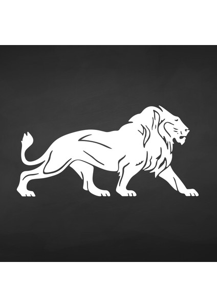 Aslan Kral Sticker Aslan Sticker Lion Oto Sticker