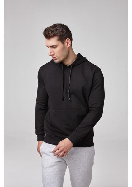 Erkek Kapşonlu Sweatshirt