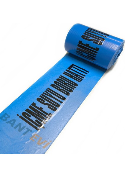 İçme Suyu Boru Hattı İkaz Şeridi 20CMX250MT Su Boru Hattı Şerit Bant