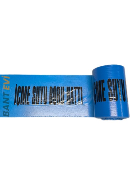 İçme Suyu Boru Hattı İkaz Şeridi 20CMX250MT Su Boru Hattı Şerit Bant modelleri