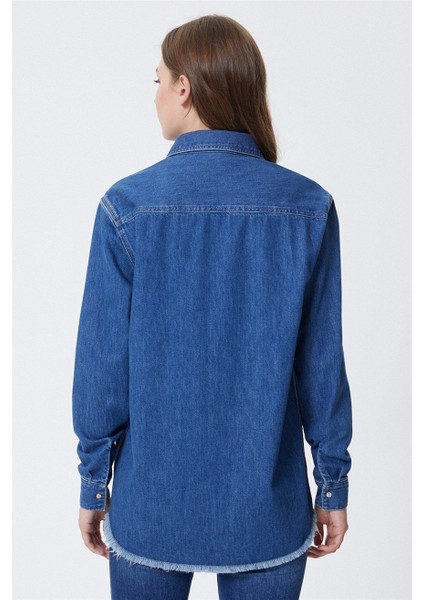 Kelly Kadın Jean Gömlek Denim fırsatları