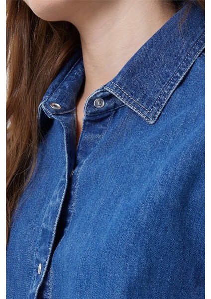 Kelly Kadın Jean Gömlek Denim indirimleri