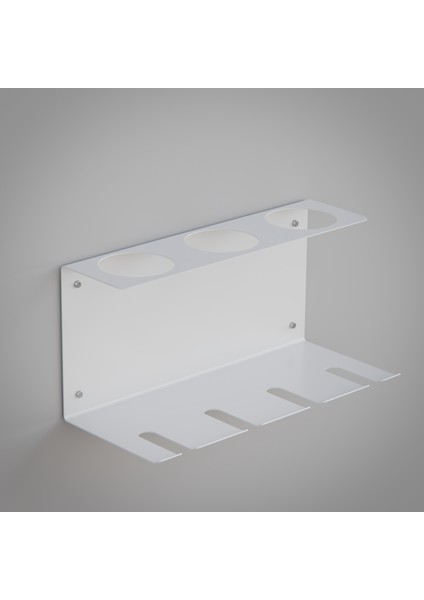 Tezgah Üstü, Duvar ve Panel Üstü Metal Şaraplık, Bardaklık