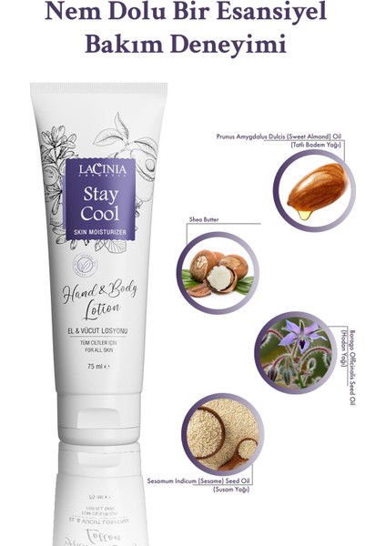 El ve Vücut Losyonu (Stay Cool) 75 ml modelleri